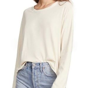 The Great long sleeve crop t size 0/XS